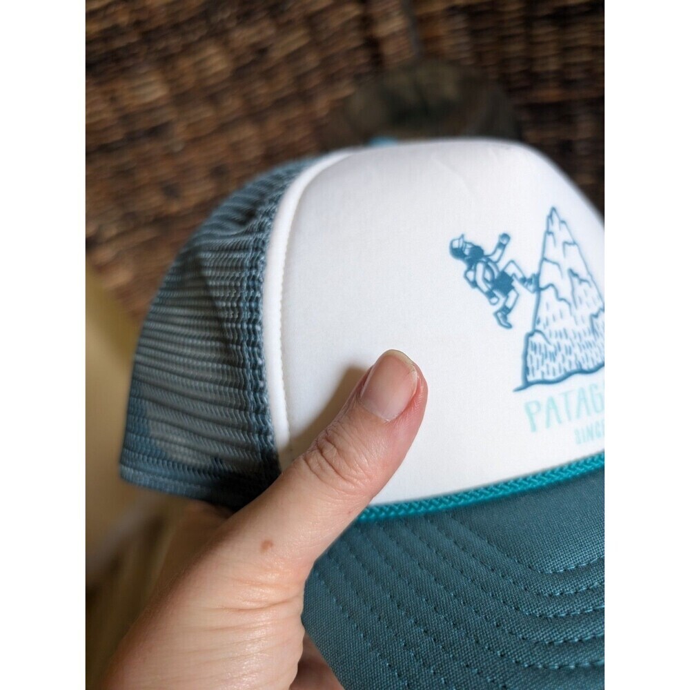 Patagonia Hoofin' It Interstate Trucker Hat Teal Women's Men's Hiking Gorpcore - Picture 9 of 12